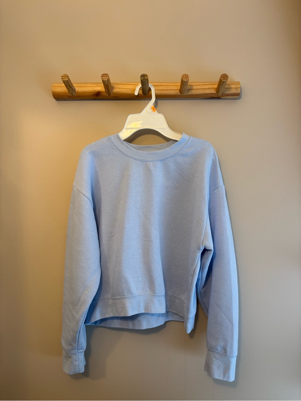 Women’s Blue Cropped Zara Crewneck